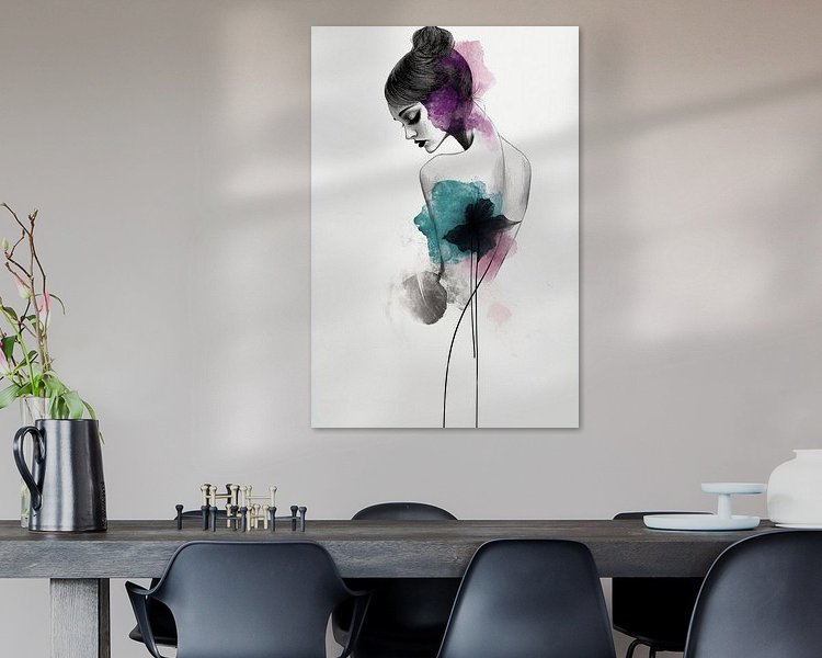Example of the artwork in a room