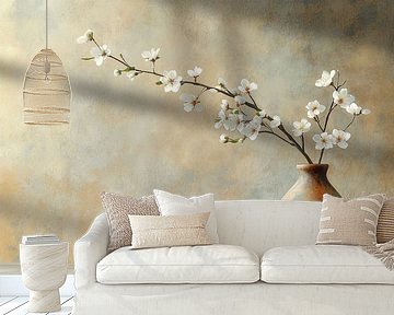 Japandi blossom in Earthen Tones ii  by Studio BB