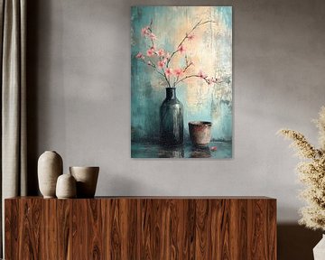 Bloeiende Roze Bloesems ii van Studio BB