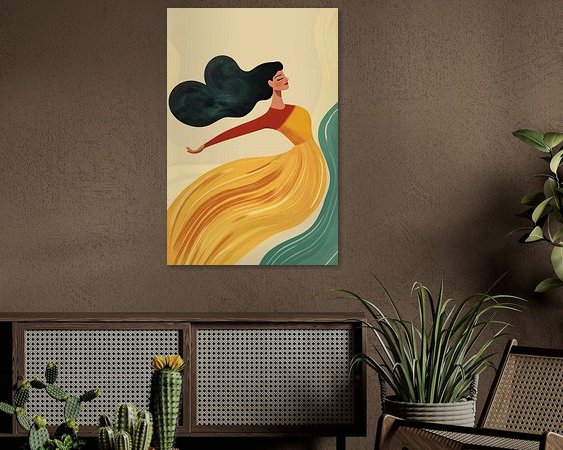 Example of the artwork in a room