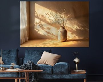 Droogbloemen in Zonlicht van Studio BB
