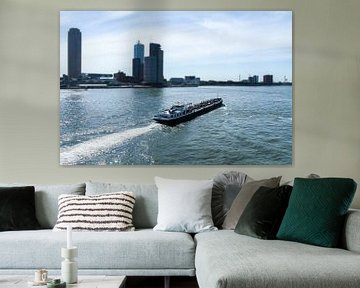 Uit- en thuishaven Rotterdam van QEIMOY