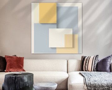 Minimalistische Farbblöcke