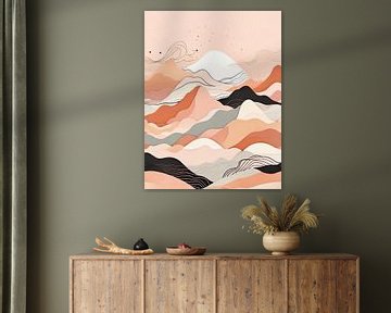 Traumlandschaft in Terrakotta von Dreamy Faces