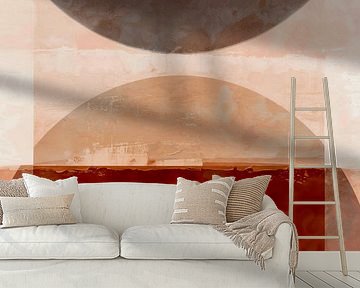 Aards Scandinavisch Bauhaus Abstractie Organisch