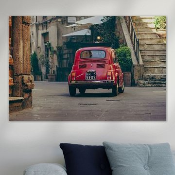 Fiat 500 in Montepulciano - Toscane