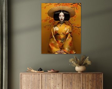 Floral Geisha II van Jacky