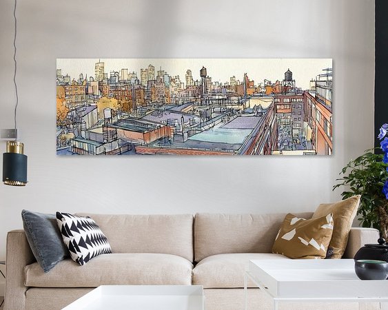 Example of the artwork in a room