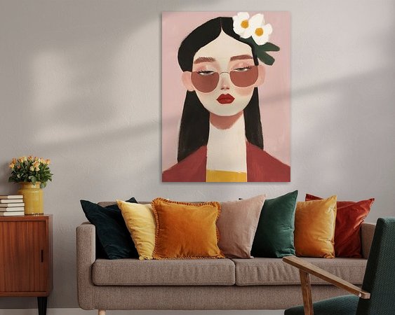 Example of the artwork in a room