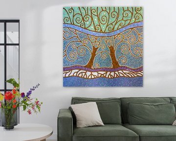 Peaceful Love Trees by Manon Elmendorp