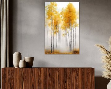 Berkenbos in de herfst van ARTemberaubend