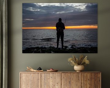 Visser kijkend naar de horizon van byphotographyms