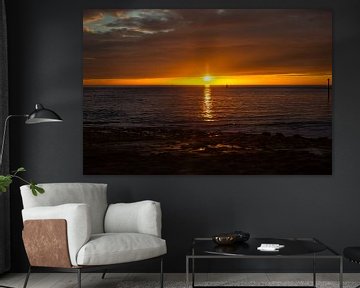 Zonsondergang in Westkapelle van byphotographyms