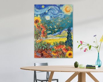 Van Gogh Landscape van Marja van den Hurk