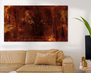Alchemist, moderne natuur abstractie in brons koper van FRESH Fine Art