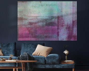 Lentefantasie, moderne natuurabstractie in pastelkleuren van FRESH Fine Art