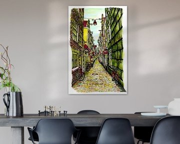 De Wallen in Amsterdam van Hendrik-Jan Kornelis