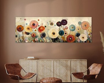 Flower game | Playful Abstract Flowers by Wonderful Art