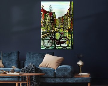 Oudezijds Achterburgwal Spooksteeg Amsterdam van Hendrik-Jan Kornelis