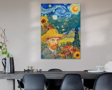 Van Gogh in his Landscape von Marja van den Hurk