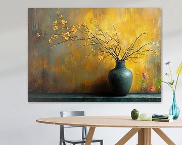 Modern Geel Stilleven van Kunst Kriebels