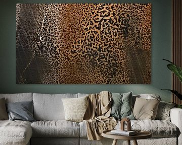 Moderne surrealistische abstractie met organische textuur Koper van Mad Dog Art