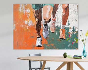 Marathon | Marathonlopers van OMG Art