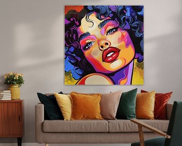 Popart Portait van Ellen Novara-da Lima