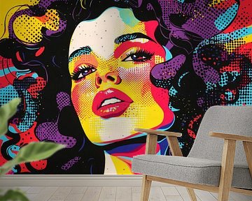 Pop-Art-Porträt