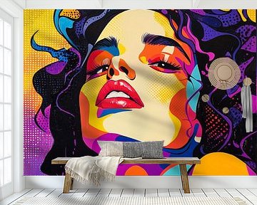 Pop-Art-Porträt