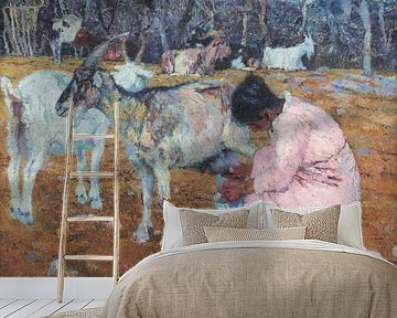 Fernando Fader, De geitenstal, 1926