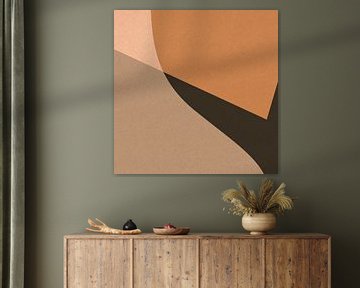 Abstracte organische en geometrische vormen nr. 1 van Dina Dankers