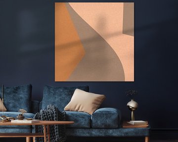 Abstracte organische en geometrische vormen nr. 2 van Dina Dankers