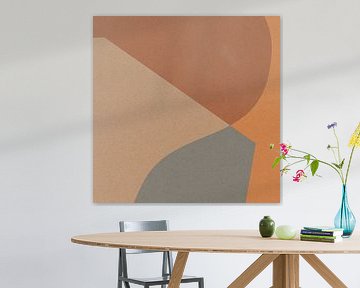 Abstracte organische en geometrische vormen nr. 4 van Dina Dankers