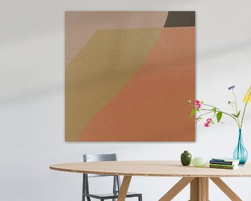 Abstracte organische en geometrische vormen nr. 5 van Dina Dankers