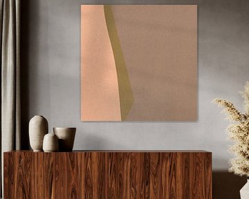 Organische en geometrische abstracte vormen nr. 3 van Dina Dankers