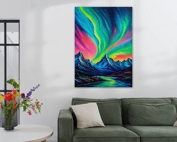 Aurora Borealis Berg von MIROKKU