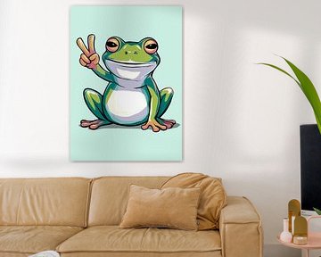 Lustiger Frosch von Vicky Hanggara