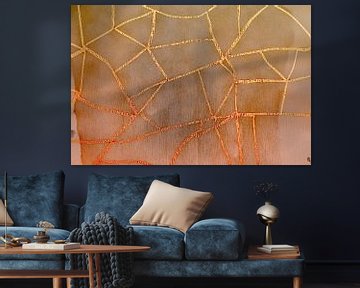 Moderne natuur Abstract met een surrealistische geometrische look van Mad Dog Art