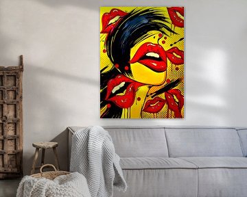 ZWART - ROOD - GOUD / GELUK IN BLOEI