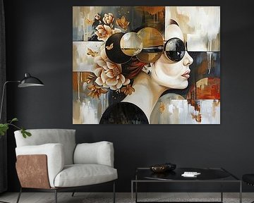 Floral Aura Chic by Wonderful Art