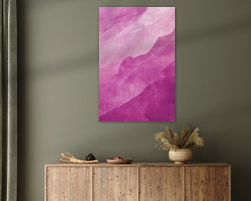 Magenta Lagen | Zachte Roze Magenta Textuur van Modern Collection