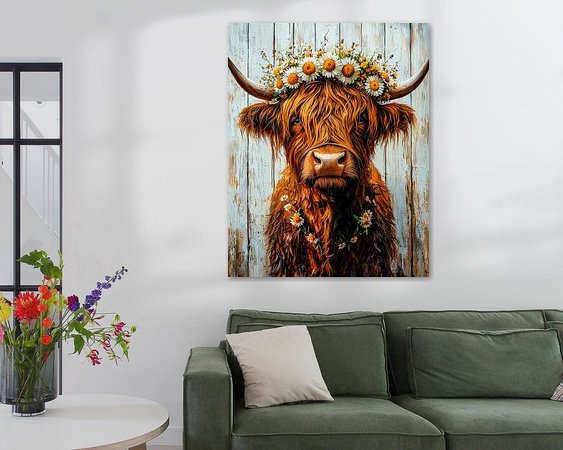 Example of the artwork in a room