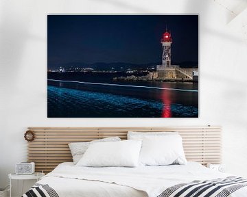 Havenuitgang St. Tropez van Jan Barthodzie