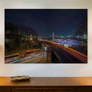 Hambourg St. Pauli Landungsbrücken sur Jan Barthodzie