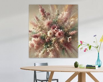 Explosion von Blumen pastellfarben