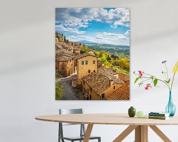 Montepulciano Toscane Historisch Dorp Zicht van Stefano Orazzini