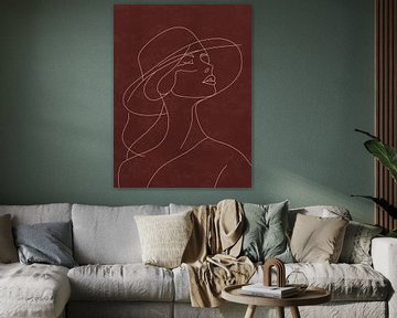 Woman in Lines by Gypsy Galleria