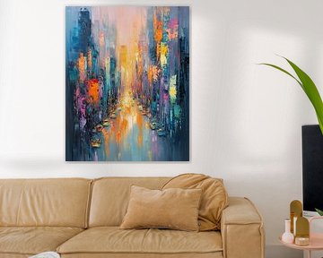 Abstract Manhattan by Thea
