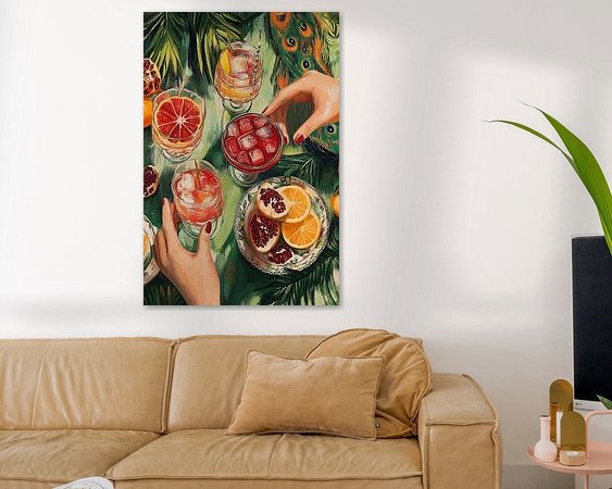 Example of the artwork in a room